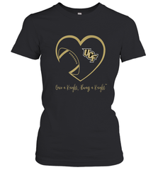 UCF Knights Football Inside Heart  Team  Apparel Women's T-Shirt Women's T-Shirt - skytshirtshop