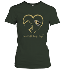UCF Knights Football Inside Heart  Team  Apparel Women's T-Shirt Women's T-Shirt - skytshirtshop