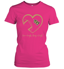 UCF Knights Football Inside Heart  Team  Apparel Women's T-Shirt Women's T-Shirt - skytshirtshop