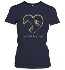 UCF Knights Football Inside Heart  Team  Apparel Women's T-Shirt Women's T-Shirt - skytshirtshop