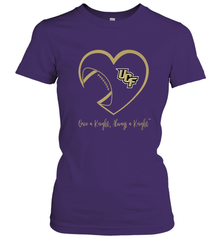 UCF Knights Football Inside Heart  Team  Apparel Women's T-Shirt Women's T-Shirt - skytshirtshop