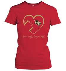 UCF Knights Football Inside Heart  Team  Apparel Women's T-Shirt Women's T-Shirt - skytshirtshop