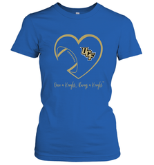 UCF Knights Football Inside Heart  Team  Apparel Women's T-Shirt Women's T-Shirt - skytshirtshop