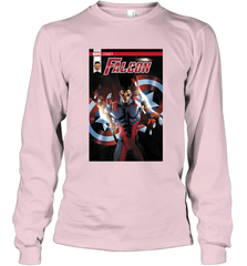Marvel Falcon Take Flight Comic Cover Premium T Shirt Long Sleeve T-Shirt Long Sleeve T-Shirt - skytshirtshop