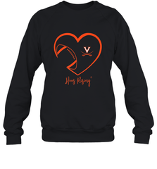 Virginia Cavaliers Football Inside Heart  Team Crewneck Sweatshirt Crewneck Sweatshirt - skytshirtshop