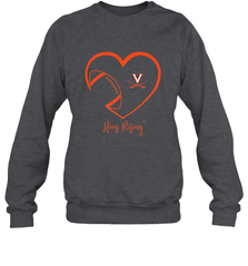 Virginia Cavaliers Football Inside Heart  Team Crewneck Sweatshirt Crewneck Sweatshirt - skytshirtshop