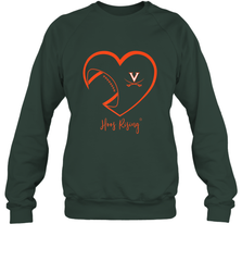 Virginia Cavaliers Football Inside Heart  Team Crewneck Sweatshirt Crewneck Sweatshirt - skytshirtshop