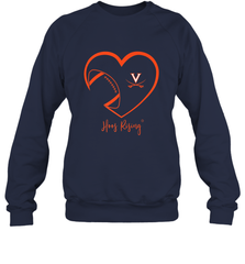 Virginia Cavaliers Football Inside Heart  Team Crewneck Sweatshirt Crewneck Sweatshirt - skytshirtshop