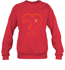 Virginia Cavaliers Football Inside Heart  Team Crewneck Sweatshirt Crewneck Sweatshirt - skytshirtshop