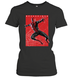 Marvel Spider Man Far From Home Web Swinging Poster Women's T-Shirt