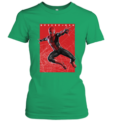 Marvel Spider Man Far From Home Web Swinging Poster Women's T-Shirt Women's T-Shirt - skytshirtshop