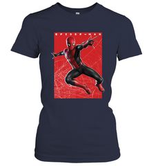 Marvel Spider Man Far From Home Web Swinging Poster Women's T-Shirt Women's T-Shirt - skytshirtshop