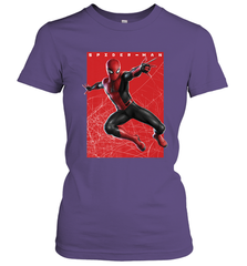 Marvel Spider Man Far From Home Web Swinging Poster Women's T-Shirt Women's T-Shirt - skytshirtshop