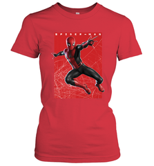 Marvel Spider Man Far From Home Web Swinging Poster Women's T-Shirt Women's T-Shirt - skytshirtshop