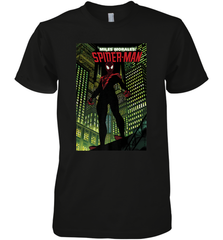 Marvel Miles Morales_ Spider Man Comic Cover Men's Premium T-Shirt Men's Premium T-Shirt - skytshirtshop