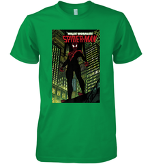 Marvel Miles Morales_ Spider Man Comic Cover Men's Premium T-Shirt Men's Premium T-Shirt - skytshirtshop