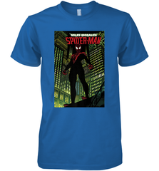 Marvel Miles Morales_ Spider Man Comic Cover Men's Premium T-Shirt Men's Premium T-Shirt - skytshirtshop