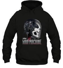Marvel Infinity War War Machine Head Profile Hooded Sweatshirt Hooded Sweatshirt - skytshirtshop