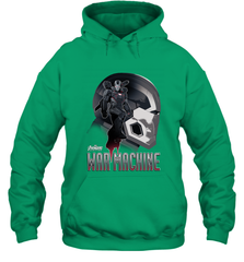 Marvel Infinity War War Machine Head Profile Hooded Sweatshirt Hooded Sweatshirt - skytshirtshop
