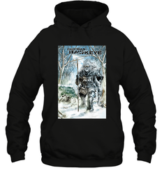 Marvel Old Man Hawkeye Comic Cover Hooded Sweatshirt