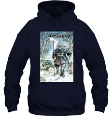 Marvel Old Man Hawkeye Comic Cover Hooded Sweatshirt