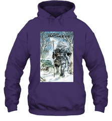 Marvel Old Man Hawkeye Comic Cover Hooded Sweatshirt Hooded Sweatshirt - skytshirtshop