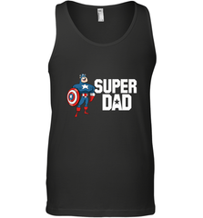 Marvel Father's Day Captain America Super Dad Portrait Men's Tank Top Men's Tank Top - skytshirtshop