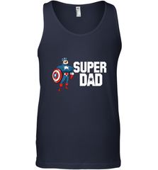 Marvel Father's Day Captain America Super Dad Portrait Men's Tank Top Men's Tank Top - skytshirtshop