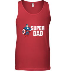 Marvel Father's Day Captain America Super Dad Portrait Men's Tank Top Men's Tank Top - skytshirtshop