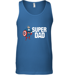 Marvel Father's Day Captain America Super Dad Portrait Men's Tank Top Men's Tank Top - skytshirtshop