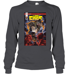 Marvel Luke Cage Power Man In Shining Armor Long Sleeve T-Shirt Long Sleeve T-Shirt - skytshirtshop