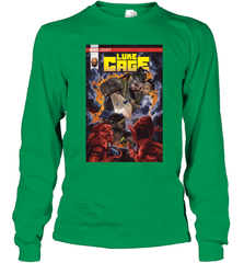 Marvel Luke Cage Power Man In Shining Armor Long Sleeve T-Shirt Long Sleeve T-Shirt - skytshirtshop