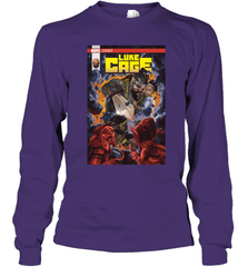 Marvel Luke Cage Power Man In Shining Armor Long Sleeve T-Shirt Long Sleeve T-Shirt - skytshirtshop