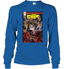 Marvel Luke Cage Power Man In Shining Armor Long Sleeve T-Shirt Long Sleeve T-Shirt - skytshirtshop