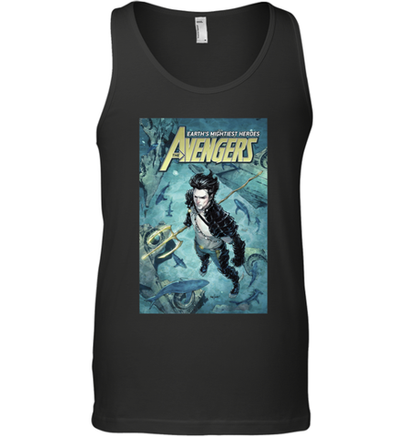 Marvel Namor Avengers Comic Cover Men's Tank Top Men's Tank Top / Black / XS Men's Tank Top - skytshirtshop