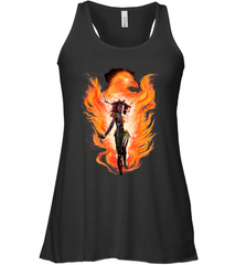 Marvel X Men Rise Of The Dark Phoenix Flames Women's Racerback Tank Women's Racerback Tank - skytshirtshop