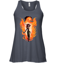 Marvel X Men Rise Of The Dark Phoenix Flames Women's Racerback Tank Women's Racerback Tank - skytshirtshop