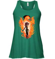Marvel X Men Rise Of The Dark Phoenix Flames Women's Racerback Tank Women's Racerback Tank - skytshirtshop