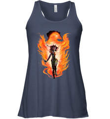 Marvel X Men Rise Of The Dark Phoenix Flames Women's Racerback Tank Women's Racerback Tank - skytshirtshop