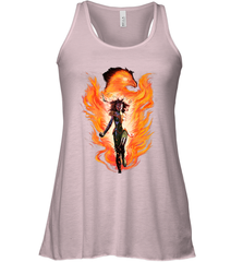 Marvel X Men Rise Of The Dark Phoenix Flames Women's Racerback Tank Women's Racerback Tank - skytshirtshop