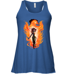 Marvel X Men Rise Of The Dark Phoenix Flames Women's Racerback Tank Women's Racerback Tank - skytshirtshop