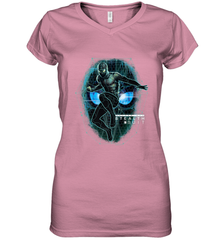 Marvel Spider Man Far From Home Stealth Suit Tech Portrait Women's V-Neck T-Shirt Women's V-Neck T-Shirt - skytshirtshop