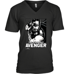 Marvel Thor Ragnarok The Strongest Avenger Men's V-Neck Men's V-Neck - skytshirtshop