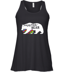 Mama Bear Autism t shirt Autism Awareness Month Women's Racerback Tank Women's Racerback Tank - skytshirtshop