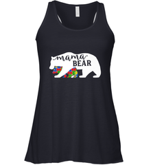 Mama Bear Autism t shirt Autism Awareness Month Women's Racerback Tank Women's Racerback Tank - skytshirtshop