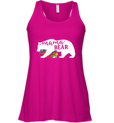Mama Bear Autism t shirt Autism Awareness Month Women's Racerback Tank Women's Racerback Tank - skytshirtshop