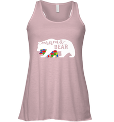 Mama Bear Autism t shirt Autism Awareness Month Women's Racerback Tank Women's Racerback Tank - skytshirtshop