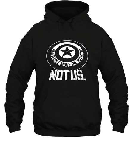 Marvel Avengers_ Endgame Captain America Shield Hooded Sweatshirt Hooded Sweatshirt / Black / S Hooded Sweatshirt - skytshirtshop
