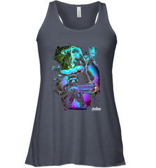 Marvel Infinity War Thor Rocket Groot Neon Women's Racerback Tank Women's Racerback Tank - skytshirtshop