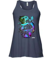 Marvel Infinity War Thor Rocket Groot Neon Women's Racerback Tank Women's Racerback Tank - skytshirtshop
